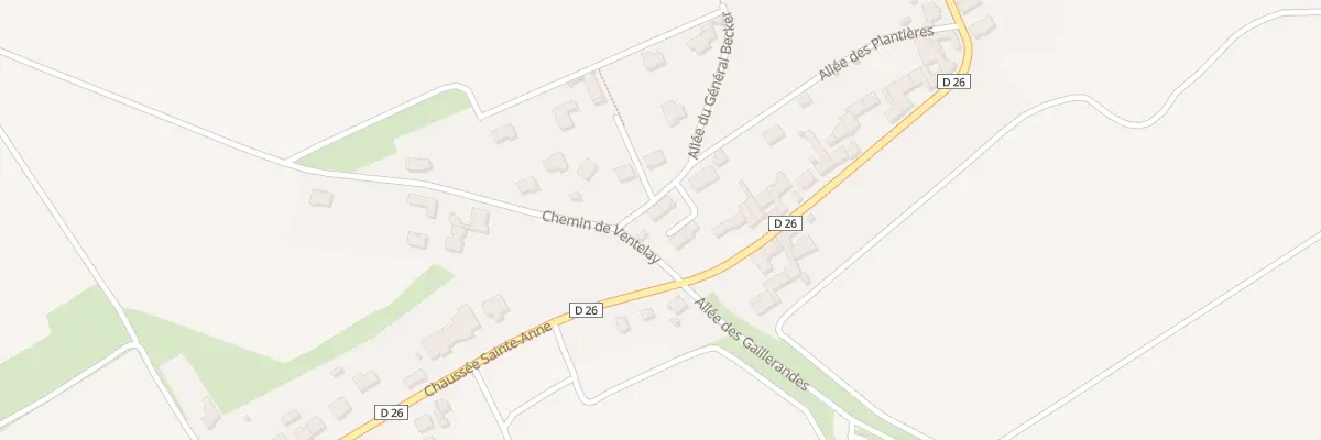 Plan du 5 All des Plantières à Saint-Thierry