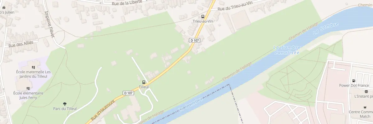 Plan du 63 Rue d’Hautmont à Maubeuge