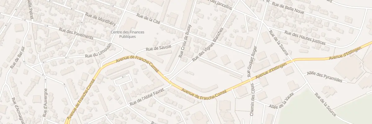 Plan du 26 Rue des Vignes Blanches à Épernay
