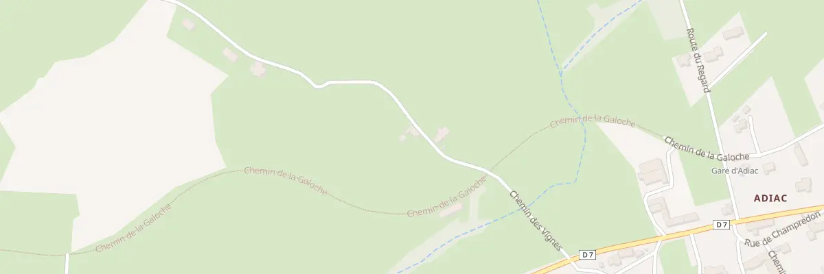 Plan du 253 Che des Vignes à Beaulieu
