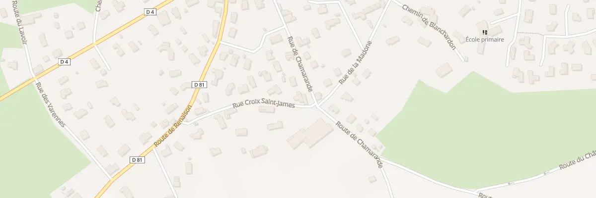 Plan du 24 Rue Croix St James à Saint-Germain-Lespinasse