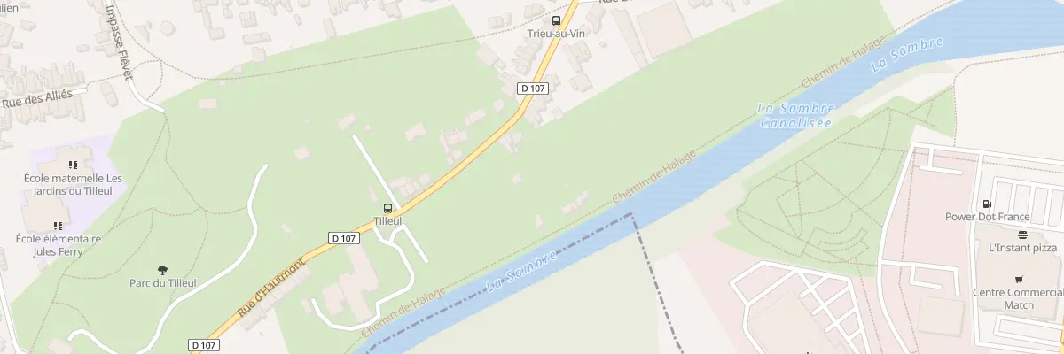 Plan du 61 Rue d’Hautmont à Maubeuge