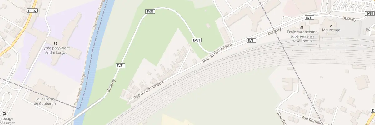 Plan du 16 Rue du Gazometre à Louvroil