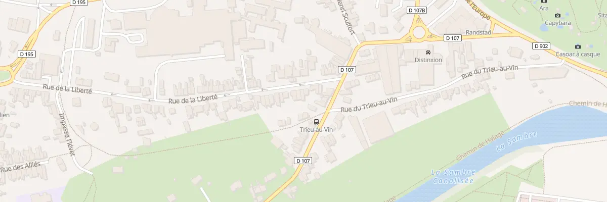 Plan du 9 Rue de la Liberté à Maubeuge
