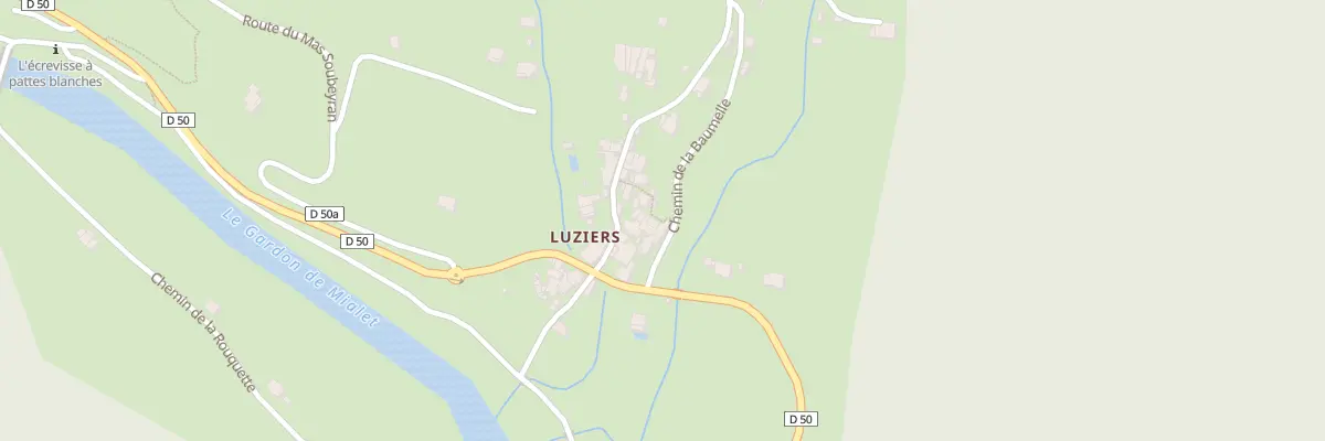 Plan du 16 Rue Gaujac à Mialet