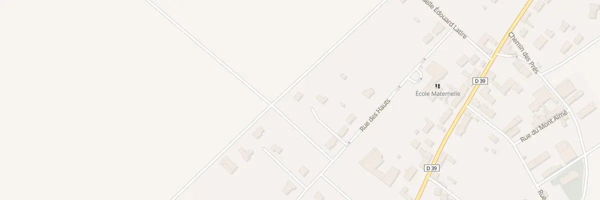 Plan du 1 Imp des Hauts à Val-des-Marais
