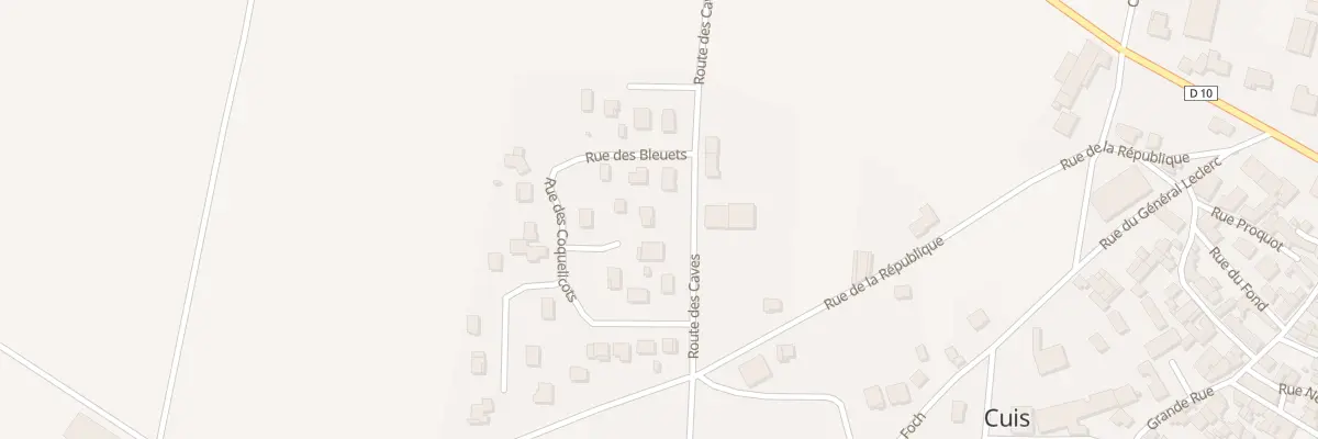 Plan du 5 Pl de la Croix Blanche à Cuis