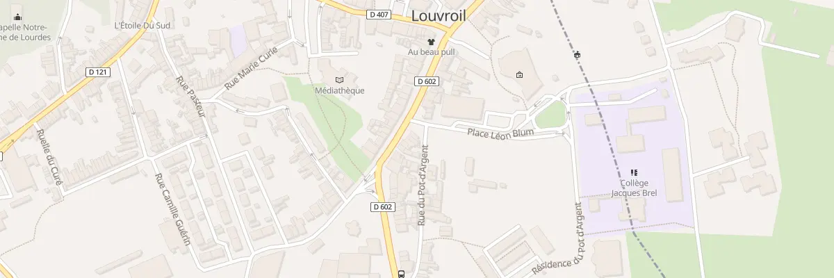Plan du 93 Rte d’Avesnes à Louvroil