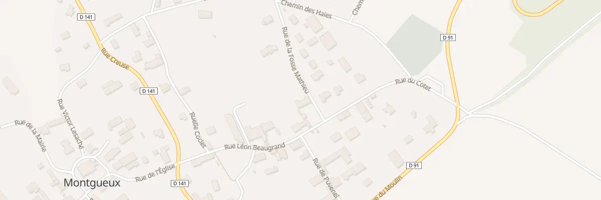 Plan du 2 Rue de la Fosse Mathieu à Montgueux