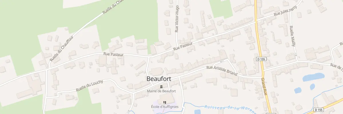 Plan du 31 Rue Pasteur à Beaufort
