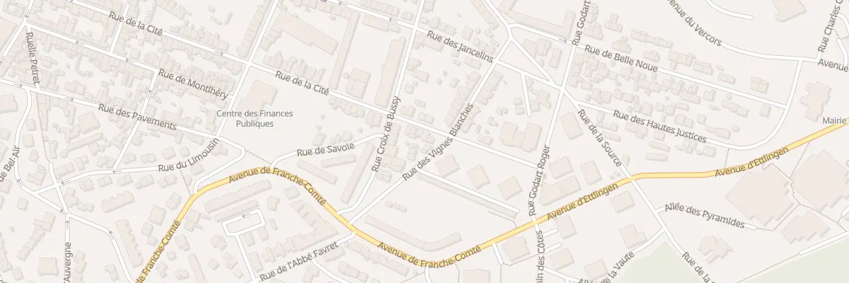 Plan du 94 Rue de la Cité à Épernay