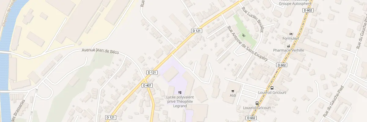 Plan du 55 Rue Jules Gallois à Louvroil