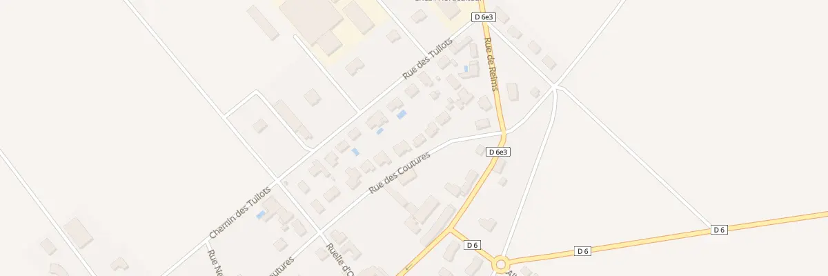 Plan du 8 Rue des Coutures aux Mesneux