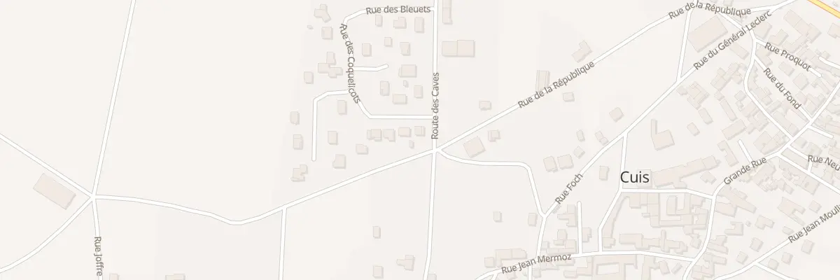 Plan du 1 Rue Henri Populus à Cuis