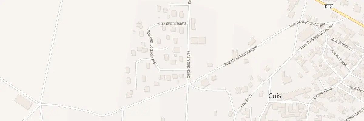 Plan du 2 Rue Henri Populus à Cuis