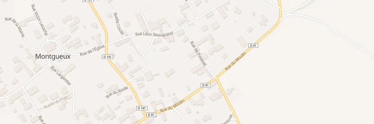 Plan du 3 Rue de Puvenel à Montgueux