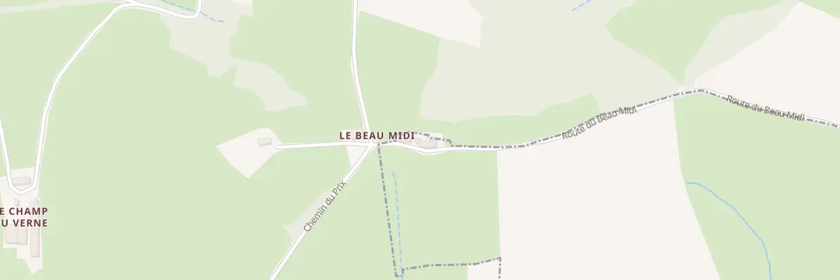 Plan du 404 Le Beau Midi à Grury