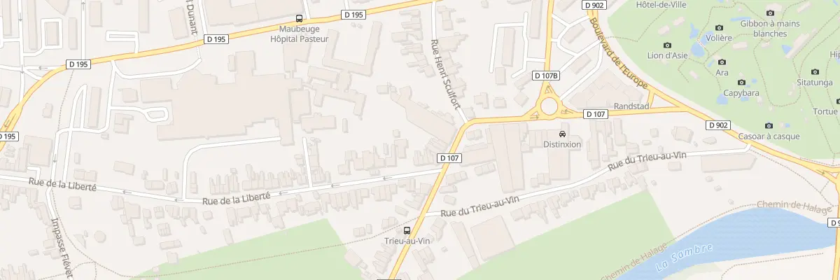 Plan du 2B Rue de la Liberté à Maubeuge