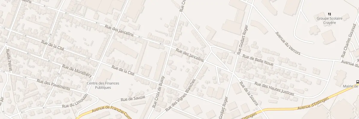 Plan du 152 Rue des Jancelins à Épernay