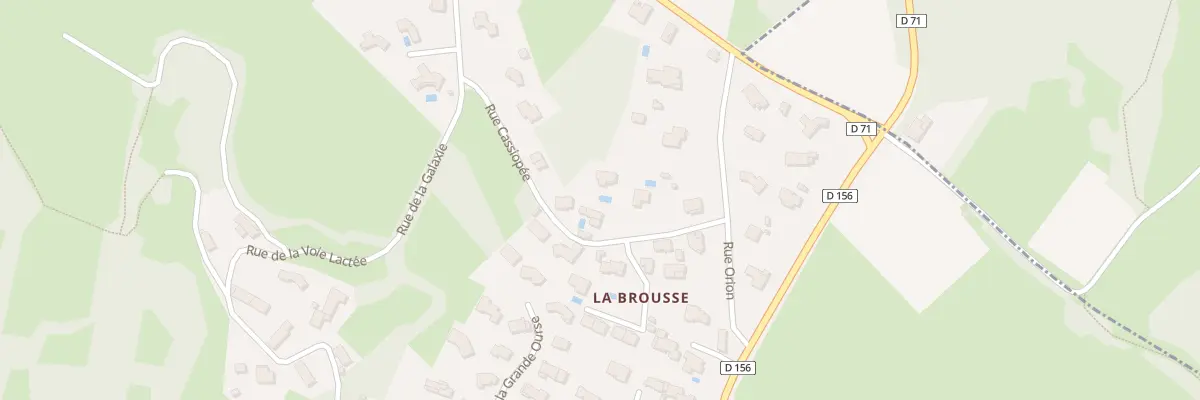 Plan du 5156 La Brousse à Chaspinhac