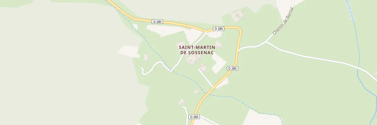 Plan du 5211 Saint Martin de Sossenac à Durfort-et-Saint-Martin-de-Sossenac