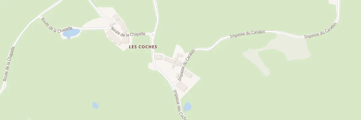 Plan du 5124 Les Coches à Chenay-le-Châtel
