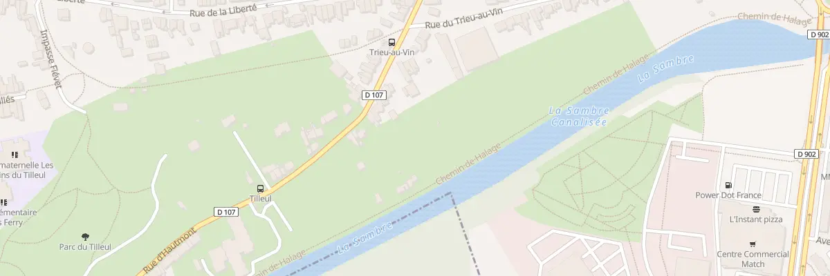 Plan du 51 Rue d’Hautmont à Maubeuge
