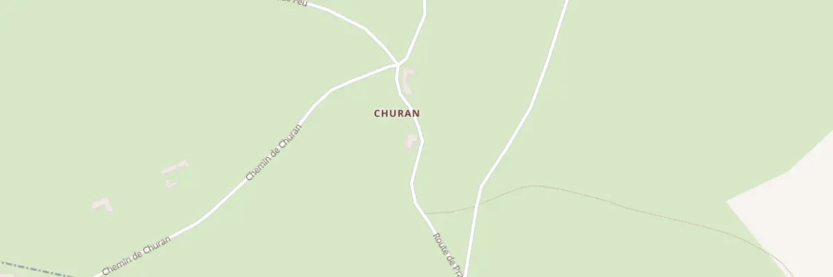 Plan du 629 Rte de Prandière à Cezay