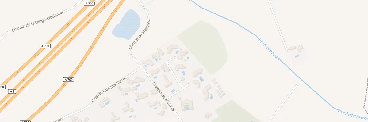 Plan du 5 Rue des Bleuets à Saint-Aunès
