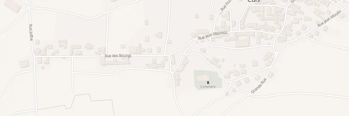 Plan du 1 Rue des Bourgs à Cuis