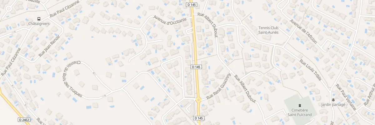 Plan du 7 Rue de l’Aubier à Saint-Aunès
