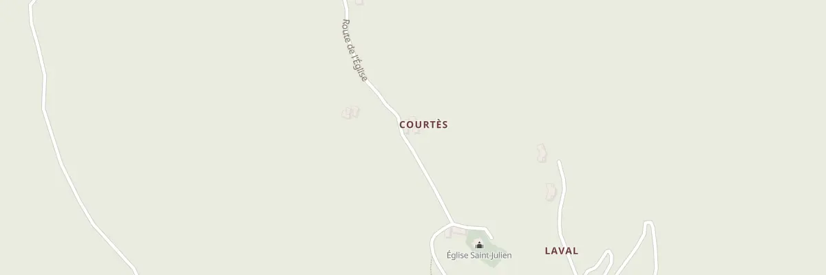 Plan du 5050 La Combe à Saint-Julien-des-Points