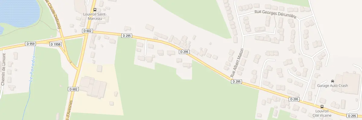 Plan du 16 Rue Rene Vicaine à Louvroil