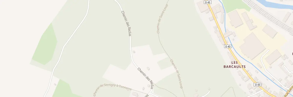 Plan du 9002 Les Reclus à Tonnerre
