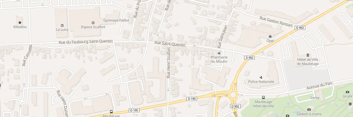 Plan du 52 Rue Henri Sculfort à Maubeuge