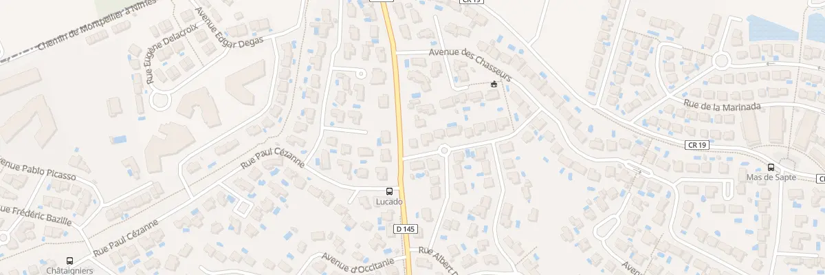 Plan du 1 Rue de l’Alouette à Saint-Aunès