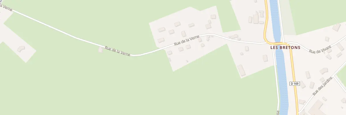 Plan du 82 Rue de la Verne à Chassenard