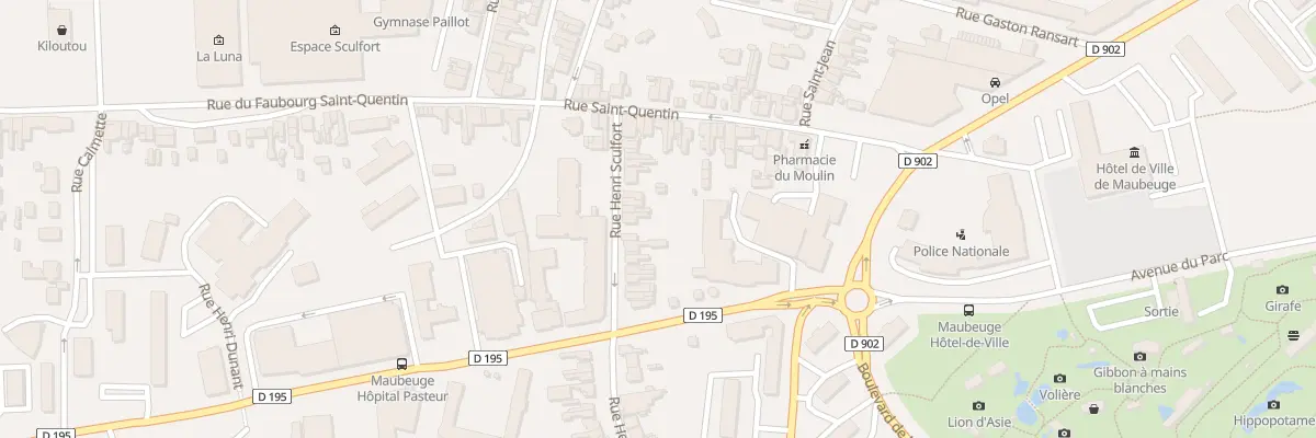 Plan du 46 Rue Henri Sculfort à Maubeuge