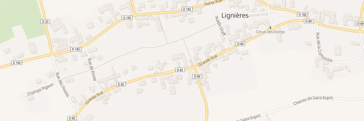 Plan du 22 Gr Grande Rue à Lignières