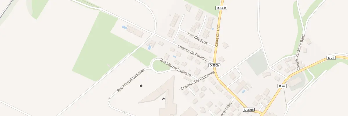 Plan du 7 Che de Pouillon à Saint-Thierry