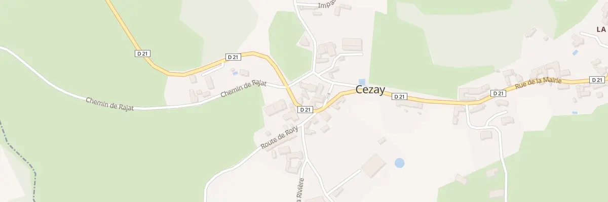 Plan du 520 Rue de la Mairie à Cezay