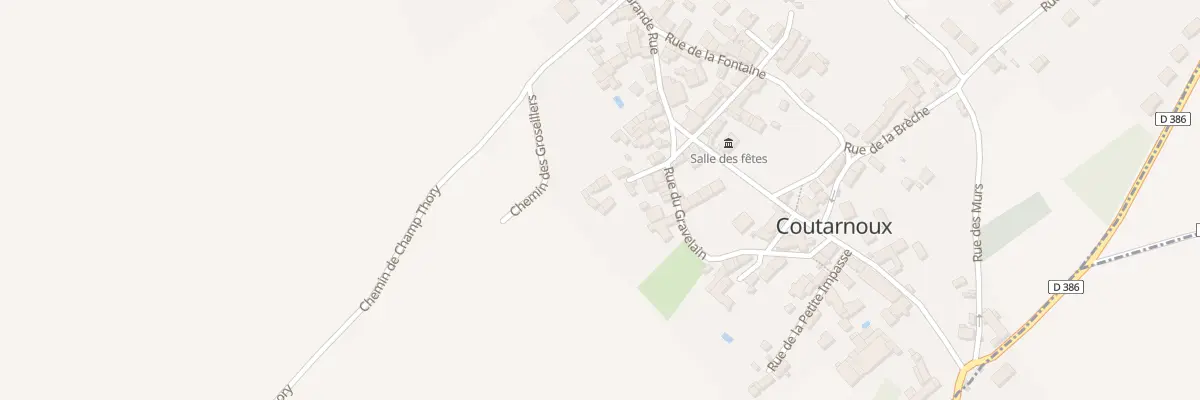 Plan du 5D Rue des Impasses à Coutarnoux
