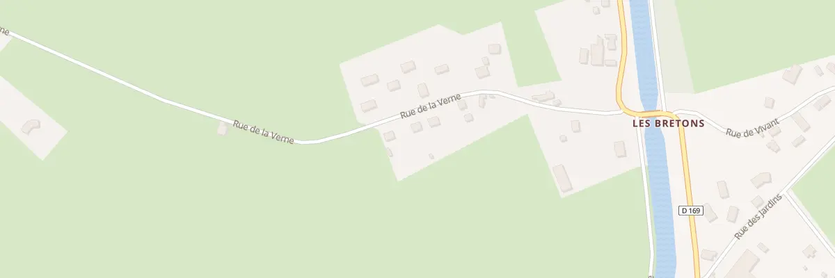 Plan du 84 Rue de la Verne à Chassenard