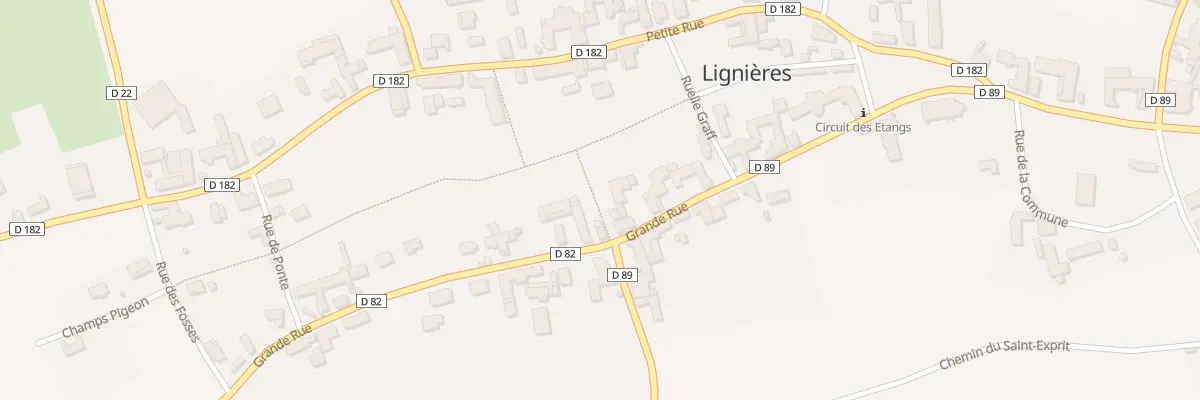 Plan du 20 Gr Grande Rue à Lignières