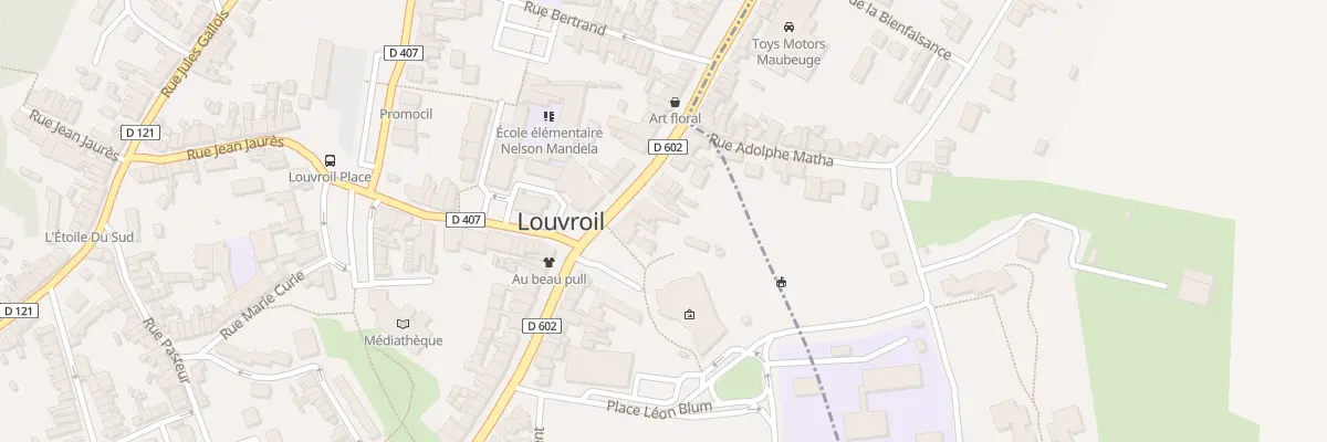 Plan du 21 Rte d’Avesnes à Louvroil
