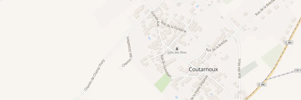 Plan du 7 Rue des Impasses à Coutarnoux