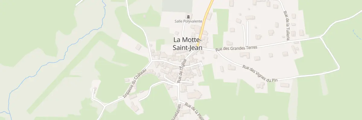 Plan du 58 Rue de l’Eglise à La Motte-Saint-Jean