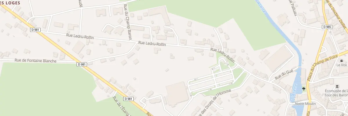 Plan du 23 Rue Ledru-rollin à Luzy