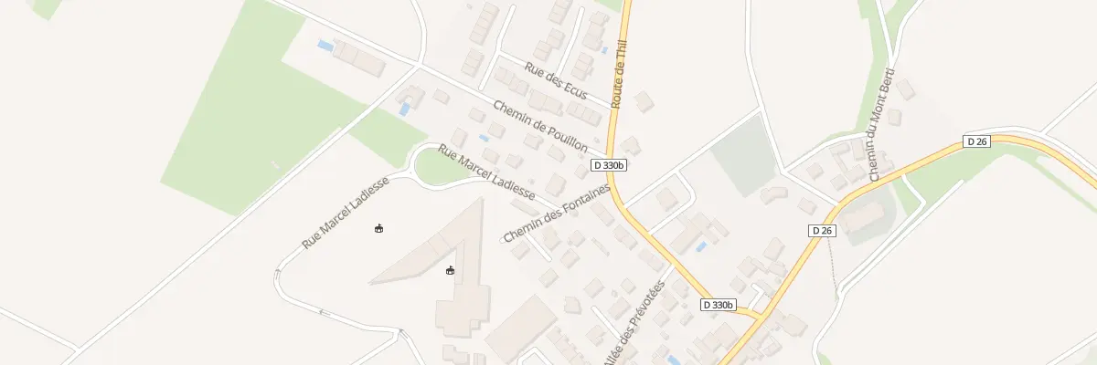 Plan du 4 Che des Fontaines à Saint-Thierry