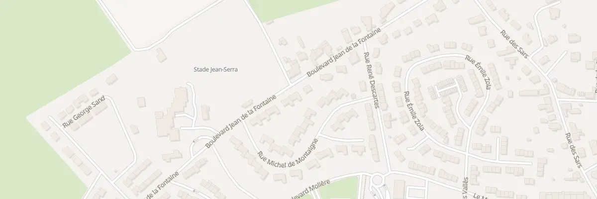 Plan du 86 Bd Jean de la Fontaine à Maubeuge